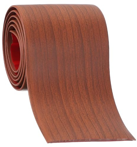 PATIKIL Bande De Transition Autoadhésive Pour Sol 76 mm x 1 Mètre, Diviseur Plat Pour Sol En Vinyle Et Stratifié Pour Joints De Sol Portes Revêtement De Sol Carrelage Noyer
