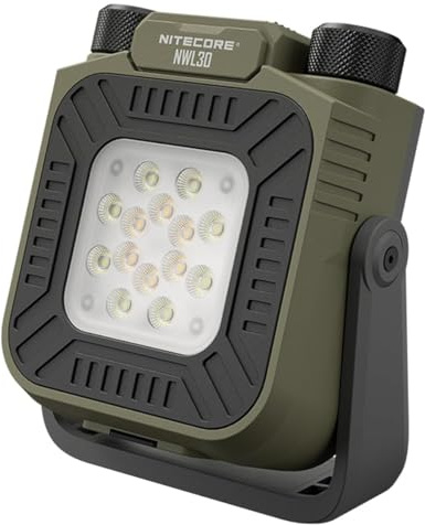 Nitecore NWL30 USB-C Charging 3000 Lumens LED Work Light Camping Light Lantern, Green