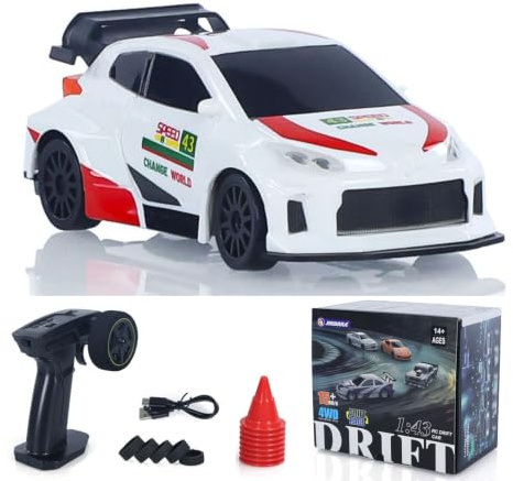 TOUCAN RC HOBBY US in Stock 1/43 High Speed RC Racing Car Polo Radio Controlled Drift Vehicle 4WD RTR Mini Model 2.4G Radio Battery Gifts