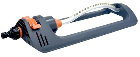 Arroseur Automatique de Jardin, arroseurs oscillants automatiques, Base d'arrosage à 19 Buses, équipement d'arrosage pour pelouse et Refroidissement de Grande