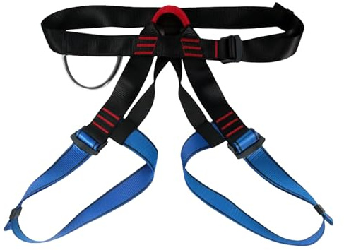 Harnais d'escalade, harnais demi-corps pour escalade | Équipement de sécurité respirant, équipement de protection extérieur pour femmes, hommes, professionnels et débutants