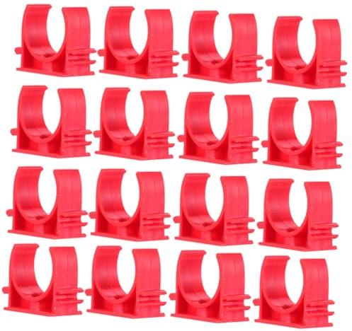 HAMPPLIES Morsetto U in Resistente Fissaggio Tubi Isolamento Elettrico e Facile Installazione Confezione