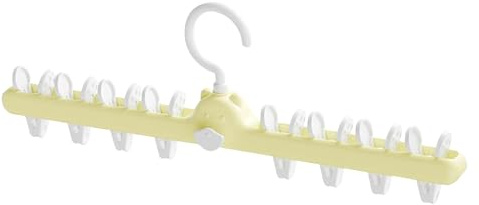 Sock Dryer, Space Saver Holder with Clips | Hanger for Drying Clothes – For Socks Bras Diapers Hats Scarves Gloves Washing Indoor Outdoor Home Residence Universid