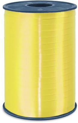 C.E. Pattberg AMERICA Gift curling Ribbon light yellow, 546 yards of balloonribbon for Gift Wrapping, 0.2 inches width, Accessories for Decoration & Handicrafts, Decoration Ribbon for Presents