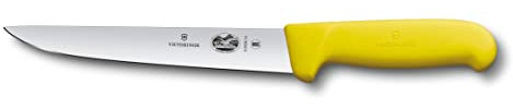 Victorinox Fibrox Kochmesser, Stechmesser, Extra Scharfe Klinge, Rostfreier Stahl, Spülmaschinengeeignet, Swissmade