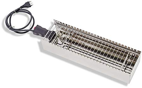 CBE Elettrodomestici 9010100SS Gril électrique, 1800 W, acier