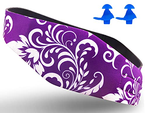Schwimmen Stirnband für Kleinkinder, Kinder, Erwachsene - um die Ohren der Schwimmer zu schützen, Ohrenschutz - Wasser fernhalten Halten Sie die Ohrstöpsel im wasserdichten Band für Kinder Erwachsene