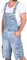 Jet Lag Herren Overall Shorts Kurze Latzhose Cargo-Style TO3 Denim Bleached XL