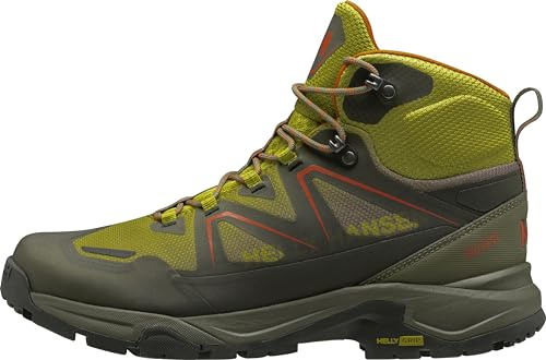 Helly Hansen Men's Cascade Mid Cut Hiking Boots Muschio Al Neon 43 EU