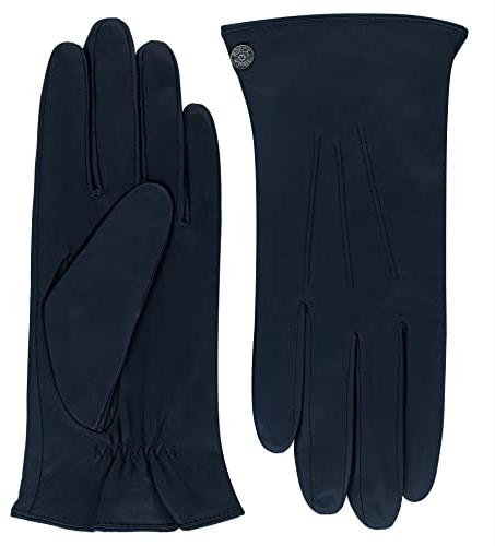 Roeckl Damen Tallinn Touch Lederhandschuhe, Classic Navy, 6.5