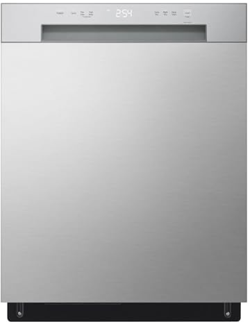 LG LDFC2423V Front Control Dishwasher with LoDecibel™ Quiet Operation and Dynamic Dry™, Stainless Steel