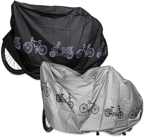 LATRAT Lot de 2 housses de protection pour vélo, housse de protection pour vélo, VTT, moto, voiture électrique