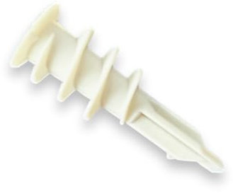 NELI 50er-Set Hohlraumdübel, Gipskartondübel, Rigipsdübel mit Gewinde (Schraubdübel) für Gipskarton, Gipsfaserplatten, Hohlwand