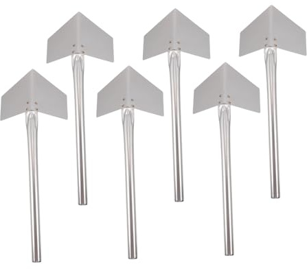 EXCEART 6pezzi Cazzuole Angolari in Acciaio Inox Per Cartongesso Con Manico Ergonomico Spatole Stucco Per Angoli Interni Muro Attrezzi Resistente Per Stuccatura e Decorazione Pareti