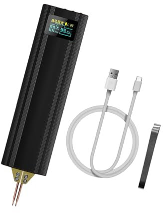 Saldatore a batteria Strumento di saldatura a punti batteria per riparazioni elettroniche Ingranaggi regolabili Saldatore a punti portatili Saldatore a batteria portatile