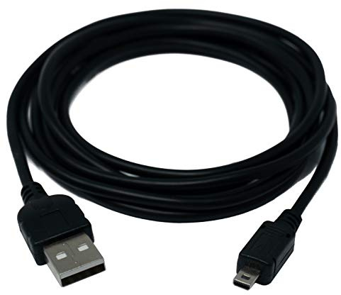 System-S USB 2.0-kabel för USB-A till USB mini B 8-stifts 180 cm