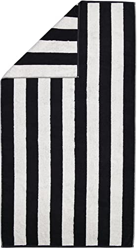 Cawö Handtücher Zoom Blockstreifen 120 schwarz - 97
