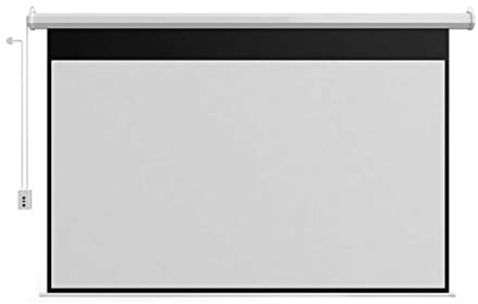 Schermo per proiettore elettrico - 4K Ultra-Clear, 3D compatibile, materiale in PVC antirughe - Migliora la tua esperienza visiva Schermo per proiettore elettrico motorizzato da 60 pollici.