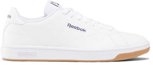 Reebok Chaussures de Sport Homme Court Clean (100074368) Baskets Blanches, Confortable, décontracté, élégant, léger, Confortable, Semelle Plate, Sportif 40.5 EU
