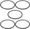 EMSea 5 guarnizioni di ricambio per filtro in gomma nitrilica, P6118, compatibili con Bestway Flowclear 58381 58145 58382 58144 58146 (115 x 5,3 mm)