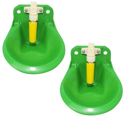 Lot de 2 abreuvoirs automatiques pour moutons, chevaux, bovins, porcs ou chiens - 600 ml