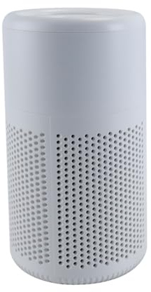 Durlo Purificador de aire para dormitorio, hogar, escritorio, ambientador, filtro HEPA auténtico, modo de suspensión, luz nocturna, limpiador portátil para cocina y oficina.