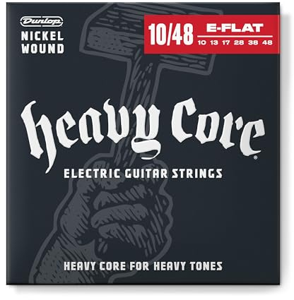 Dunlop E-Gitarren-Saiten DHCN1048 Schwerer Kern 10-48