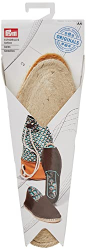 Prym esspadrilles-sula storlek 36 skosula, jute/gummi, natur, 26 x 10 x 2 cm, 2 enheter