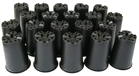 The Flowerpot Men 20 X 2L Deep Rose Economy Plastic Plant Pots