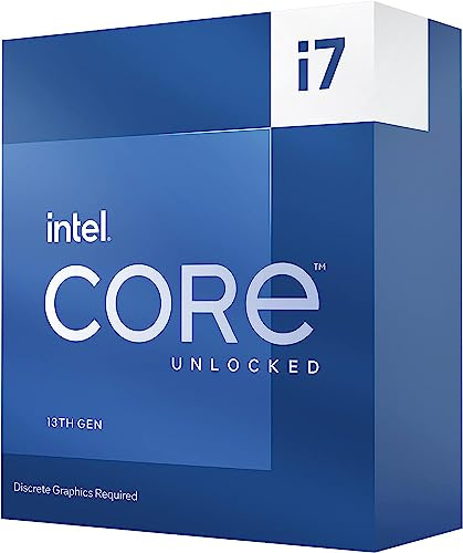 Intel® Core™ i7-13700KF Desktop-Prozessor 16 Kerne (8 P-cores und 8 E-cores) 30 MB Cache, bis zu 5,4 GHz