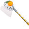 Recolector de Frutas Telescopico Extensible, 2-7M，Dientes de Calibre de Metal, Poste de Conexión de Acero Inoxidable Ligero, Recoger Frutas, Frutas Herramientas Recolectoras para Manzanas (Size : 2m(