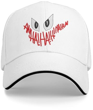 AEIKHAEC Fischermütze Baseballmütze Winter Papa Hüte aus reinem mit Graffiti Schwarze Kappe mit Visier für die Sonne Baseballmützen mit bösen Augen Warme