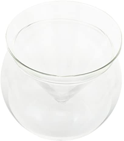 Cabilock Bicchiere Da Cocktail in Borosilicato Con Base Triangolare Facile Da Pulire Versatile Per Vino Birra Succo