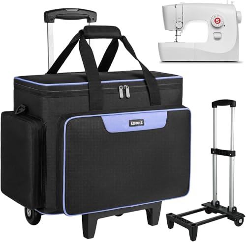 LEFOR·Z Borsa per Macchina da Cucire, Borsa da Trasporto per Macchina da Cucire con Tasche per Macchine da Cucire e Accessori per Cucire, Borsa per Cucire Grande Adatta per la Maggior Parte delle