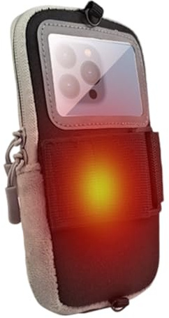 Generico Custodia Termica Per Telefono,Protezione Impermeabile e Antineve - Borsa Elettrica Termica per Riscaldare Telefono - per Sciare Campeggio Escursionismo Clima Freddo