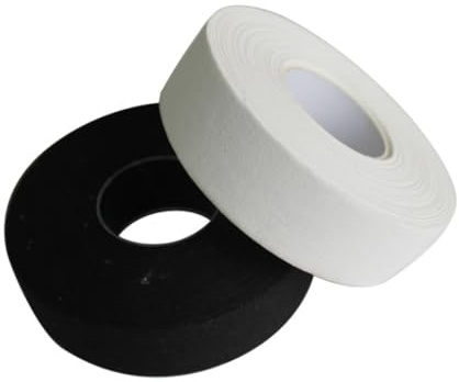 Abaodam 2 Piezas Cinta Adhesiva Antideslizante para Stick de Hockey Resistente al Agua y Desgaste Envoltura de Algodón Duradera para Entrenamiento Deportivo