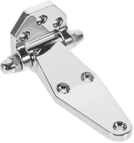 GRIRIW Charnière en T Robuste en Acier Inoxydable Argenté pour Boîtier Industriel Armoire Électrique Porte Froide – Charnières de Porte de Type T Adaptées aux Couleur Couleur Aléatoire