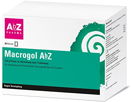 Macrogol AbZ: Hilft sanft bei akuter und chronischer Verstopfung, 20 Dosier-Beutel