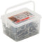 fischer 660613 Tornillos para terraza, Plata, 5,0x60
