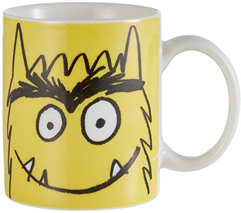 Laroom Taza, New Bone China, Amarillo, 1 Unidad (Paquete de 1)