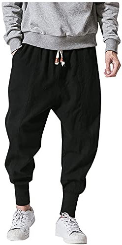 WENZHOU Herren Jogginghose Trainingshose Sporthose Fitness Jogg Japan Kosmo Style Hose Herren Sportswear Club Jogginghose atmungsaktive Sporthose Streetwear