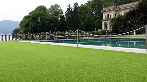 NEXTRADEITALIA CF da 1PZ Prato Sintetico Artificiale 2x3mt =6mq spessore 7mm fondo drenante Manto erboso/Tappeto erba finta