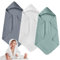 Baby Handtuch Kapuze, 3 Pack Kapuzenhandtuch Baby, Baby Badetuch aus 100% Baumwolle Musselin, Babyhandtuch mit Kapuze 80 x80 cm, Super Saugfähig Kapuzenbadetuch,für Neugeborene, Babys 0-3 Jahre