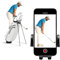 ONHAWKS-Golf Cart Cell Phone Holder Record Swing and Putting Accessories| Selfie Putter Training Aid Works with Any Golf Bag, Club and Alignment Sticks