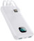 Power Bank Portable Charger with 3 Built-in Cables,Ultra Slim 13800mAh PD 3.0A USB-C Battery Pack,LCD Display 5 Outputs Travel Essentials Powerbank for iPhone 16/15/14/13/12 Series,Android etc-White