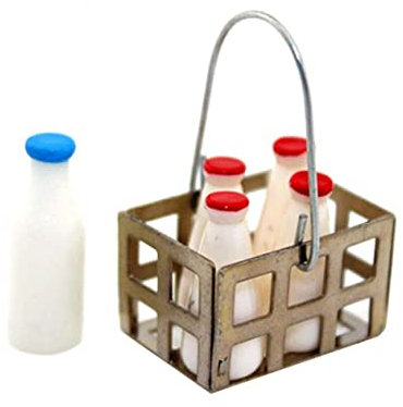 HEMOTON Lot De 6 Mini Paniers De Rangement pour Jouets Décoration De Maison De Poupée Paniers À Provisions Paniers De Rangement pour Jouets Accessoires De Décoration pour Maison De