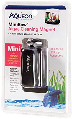 Aqueon Mini Bow Algas Limpieza Imán para Acuario