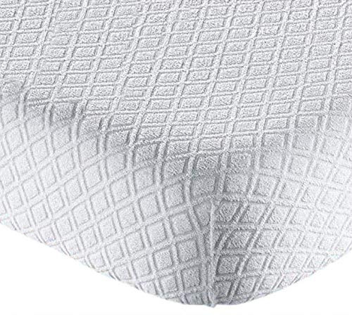 CASA TESSILE Coprimaterasso Sanity Spugna Matrimoniale, cm 180x200+25, Proteggi Materasso Elastico con Angoli