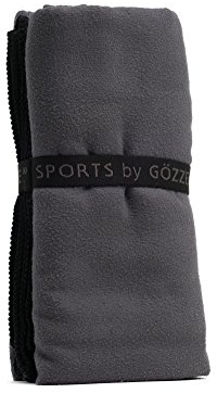 Gözze - Saugstarkes Sporthandtuch, Superweich, Kunstfaser, 70 x 140 cm - Anthrazit