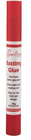 Basting Glue Sew Easy Non Toxic Fabric Glue Pen Dries Clear Washes Out Twist Pen Design